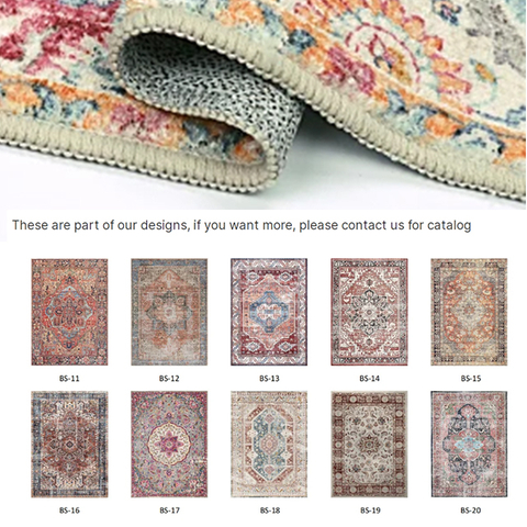 Eco Friendly Foldable Home Machine Washable Area Rugs