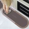Diatom Mud Washable Non Slip Kitchen Runner Floor Mat Rugs